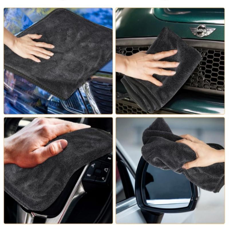 🔴台灣現貨+發票 加厚捻小辮子布 大尺寸 清潔抹布 蝌蚪布 洗車毛巾 汽車強吸水抹布 纖維擦車巾  擦車布 蝌蚪毛巾-細節圖7