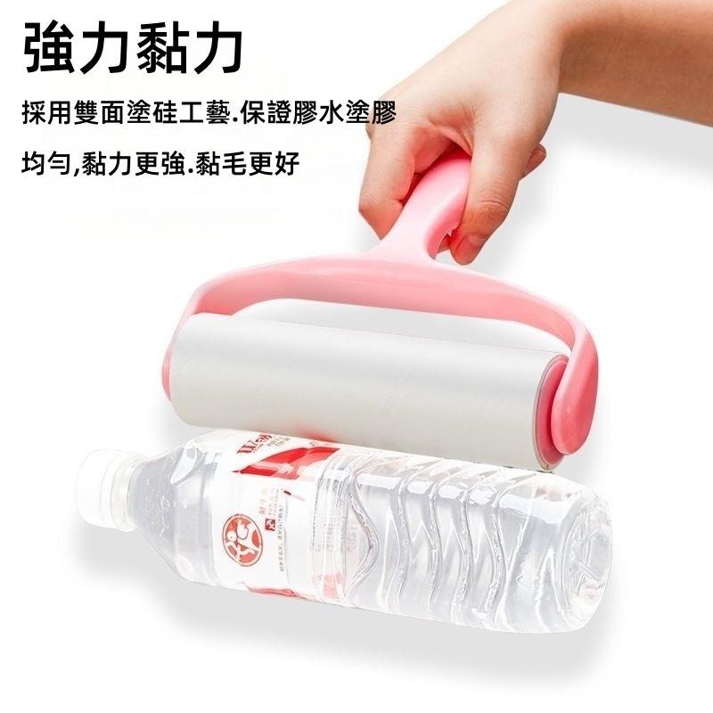 🔴台灣現貨+發票 滾筒黏毛器 黏毛滾輪 粘毛器 斜撕式 黏塵滾輪 滾毛器 除塵滾筒 清毛器 補充包 黏毛 除塵-細節圖4