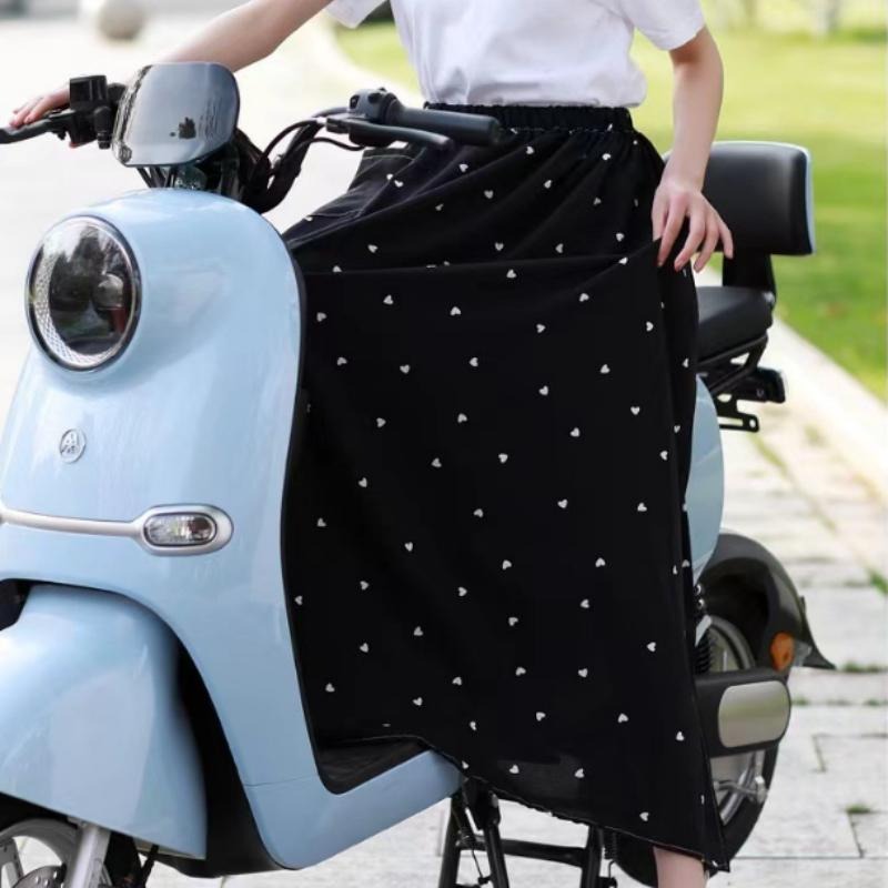 🔴台灣現貨+發票 機車遮陽裙 防曬裙 機車防曬裙 遮陽裙 機車裙 騎車圍裙 防曬圍裙 機車圍裙 騎車防曬 防曬-細節圖2