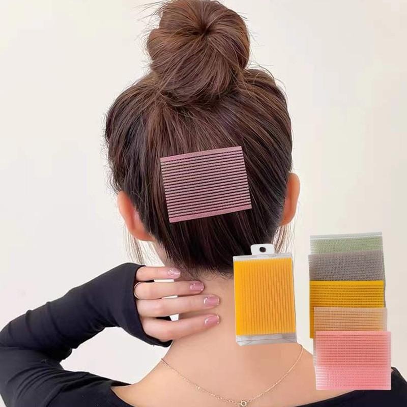 🔴台灣現貨+發票 時尚瀏海貼 瀏海貼 10入 瀏海固定髮貼 瀏海髮貼 魔鬼氈 髮貼片 化妝好物 魔法瀏海貼-細節圖4