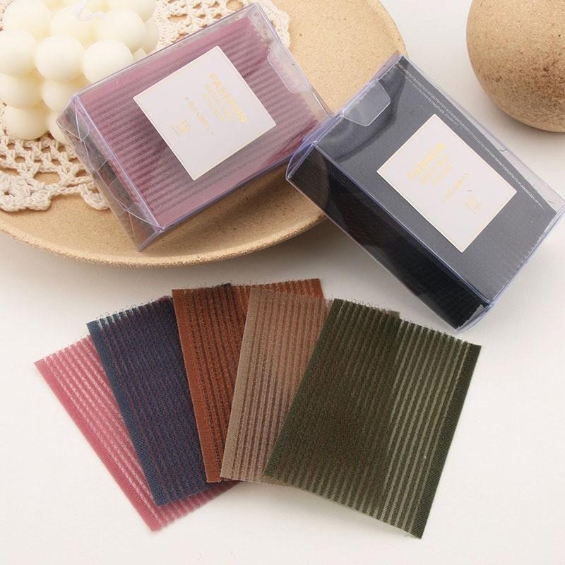 🔴台灣現貨+發票 時尚瀏海貼 瀏海貼 10入 瀏海固定髮貼 瀏海髮貼 魔鬼氈 髮貼片 化妝好物 魔法瀏海貼-細節圖6