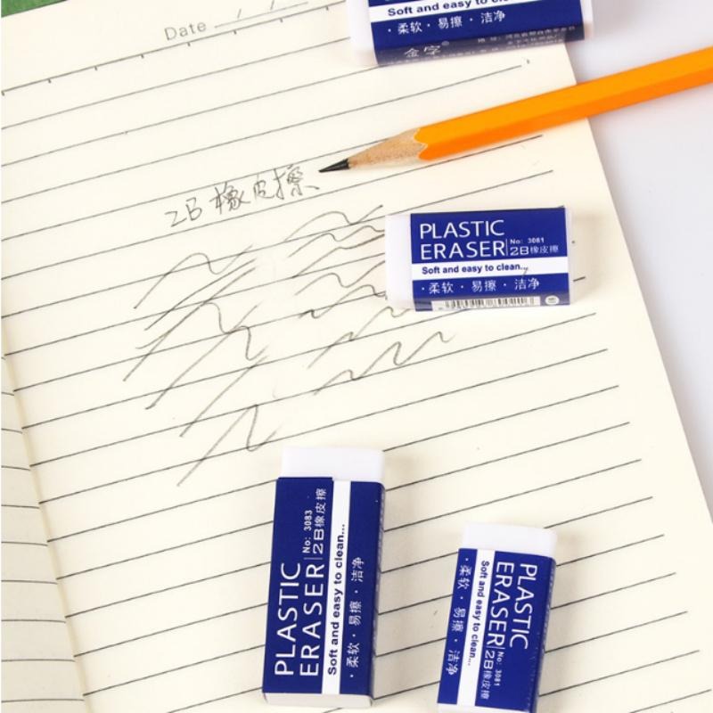 🔴台灣現貨+發票 2B鉛筆橡皮擦 橡皮擦 2b學生橡皮擦 考試用 美術用 文具用品 贈品橡皮擦 兒童禮物 辦公用品-細節圖2