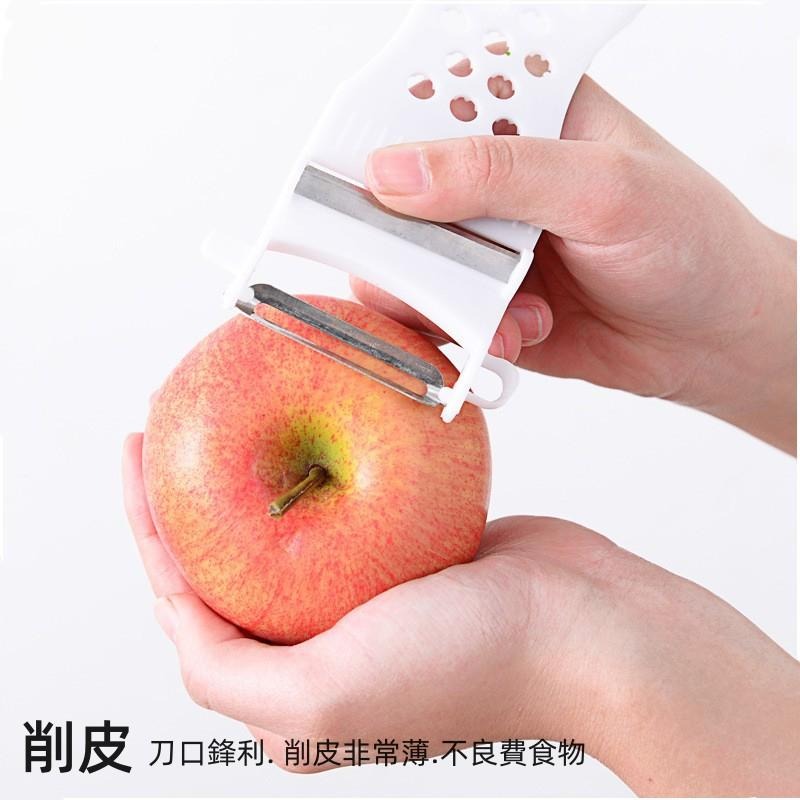 🔴台灣現貨+發票 多功能切菜神器 削皮刀 削皮器 不鏽鋼削皮刀 不鏽鋼刨刀 水果削皮刀 刮皮器-細節圖6