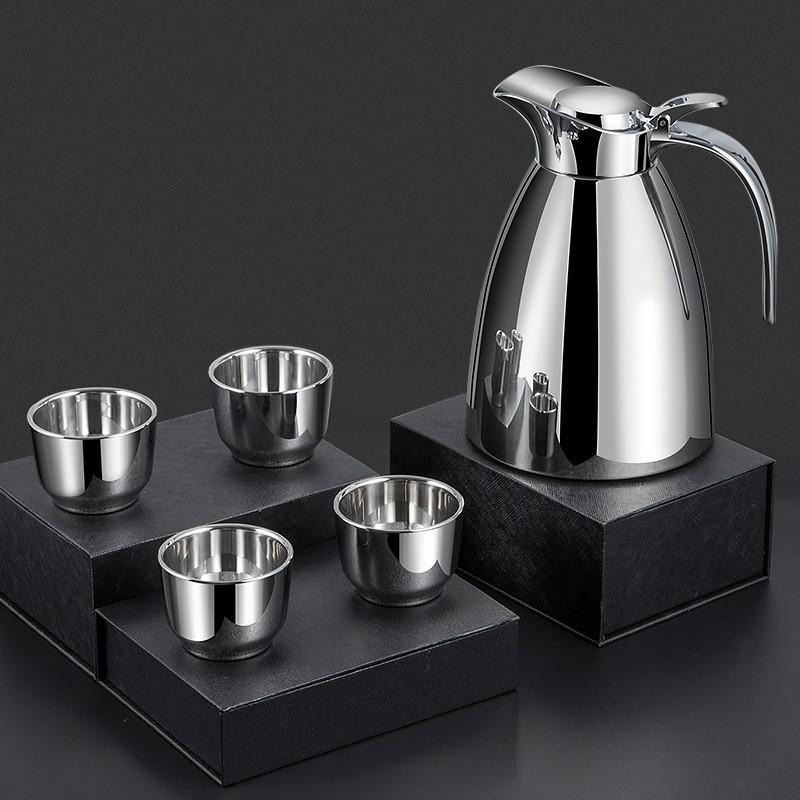 🔴台灣現貨+發票 不鏽鋼茶杯 304直口 雙層杯 鋼杯 隔熱杯 直口杯 茶杯 一口杯 杯子 小杯子 泡茶 茶藝 不鏽鋼杯-細節圖5