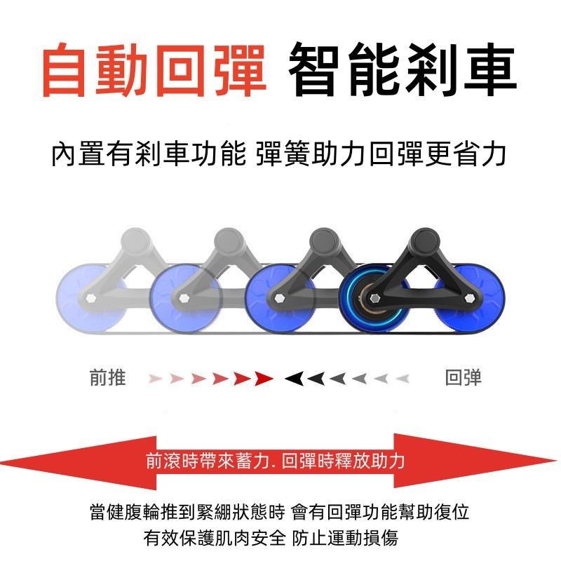 🔴台灣現貨+發票 坦克健腹輪+送小跪墊 回彈健腹輪 滾輪健腹輪 彈力健腹輪 健美輪 升級版不易側翻 室內運動 腹肌輪-細節圖4