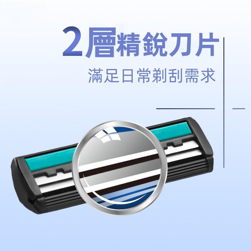 🔴台灣現貨+發票 拋棄式刮鬍刀 拋棄刮鬍刀 剃鬍刀 括鬍刀 一次性刮鬍刀 雙層刮鬍刀 剃刀刮鬍刀-細節圖2