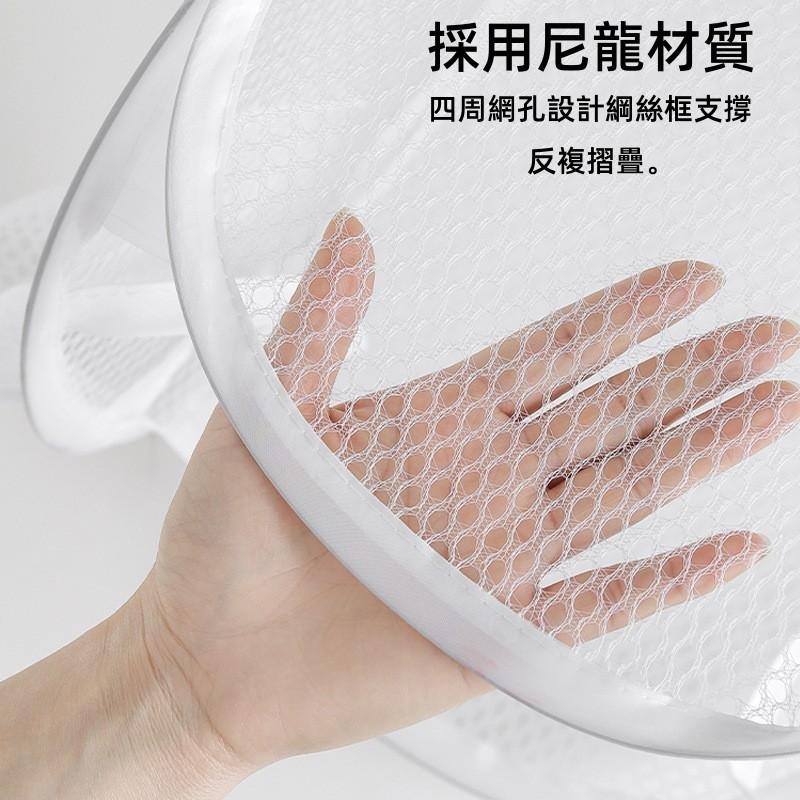 🔴台灣現貨+發票 網格摺疊洗衣籃 髒衣籃 洗衣籃 收納籃 收納神器 網格 家居 分類放置籃-細節圖5