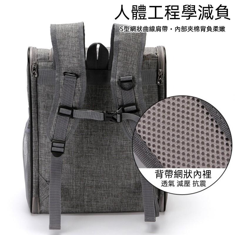 🔴台灣現貨+發票 寵物外出包 貓咪外出包 寵物外出包 寵物背包 狗外出包 貓外出包 肩背寵物包 寵物包 寵物用品-細節圖6