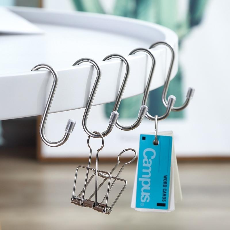 🔴現貨 S型掛勾 無磁不鏽鋼 不鏽鋼S型掛勾 金屬掛勾 不銹鋼掛勾 衣帽掛鉤 廚房掛勾 掛鉤 掛勾-細節圖5