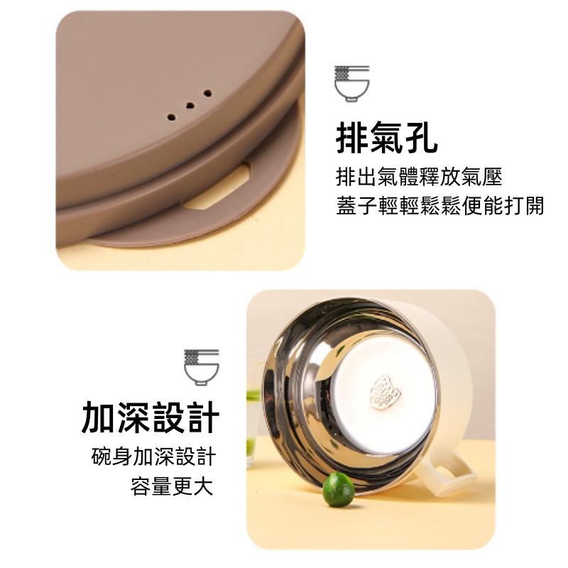 🔴台灣現貨+發票 泡麵碗 大容量1500ml 304不鏽鋼泡麵碗 隔熱碗 大碗公 瀝水泡麵碗 碗 不鏽鋼碗 便當碗-細節圖8
