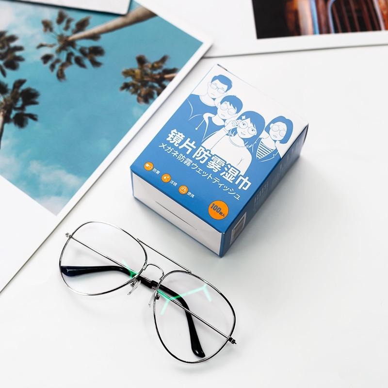 🔴現貨 眼鏡防霧濕巾 防霧眼鏡布 防霧功能 眼鏡 鏡片 鏡子專用 眼鏡除霧布 奈米防霧眼鏡布-細節圖2
