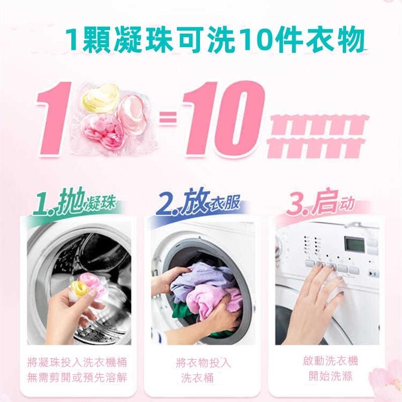 🔴現貨 【抗菌洗衣凝膠】 三效合一洗衣膠球 洗衣凝珠 洗衣膠囊 洗衣球 洗衣球香香豆 香香豆 洗衣精 洗衣凝膠-細節圖4