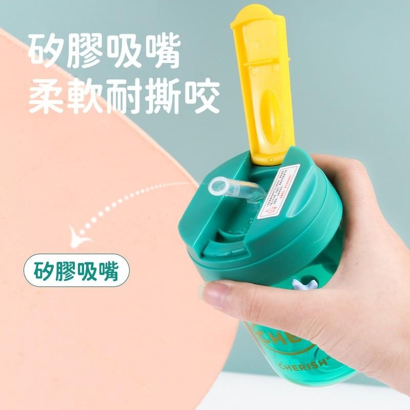 🔴台灣現貨+發票 塑料水杯 簡約高顏值吸管杯 迷你學生便攜杯 噸噸水杯 咖啡隨手杯330ml-細節圖2