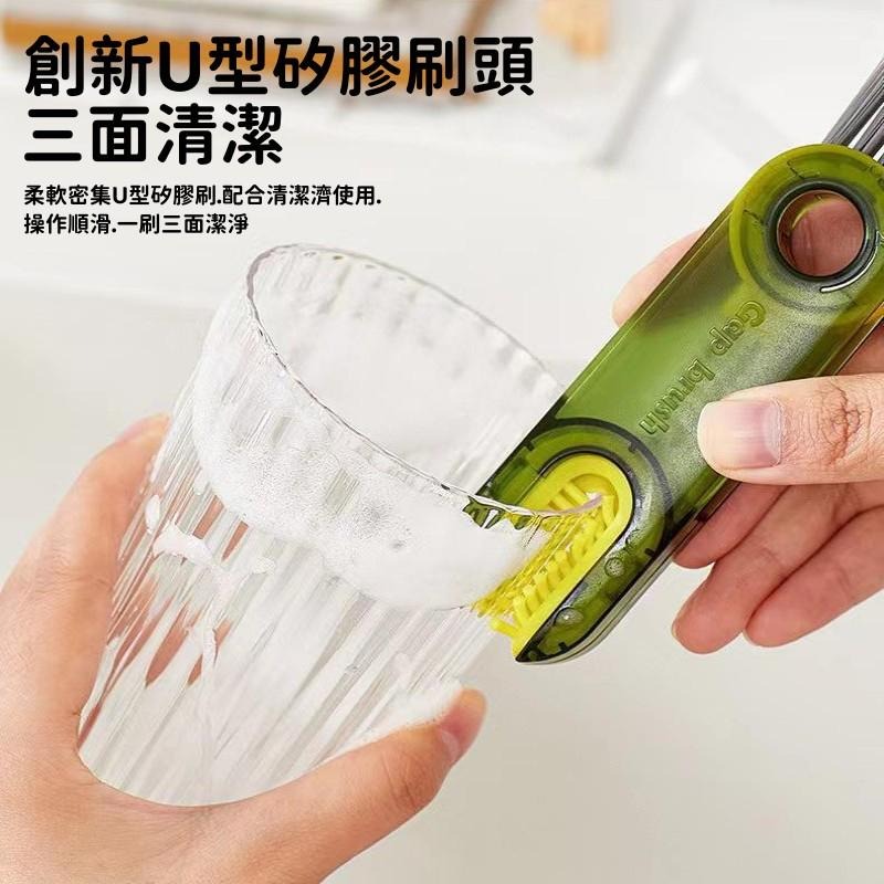 🔴台灣現貨+發票【三合一杯蓋刷】杯蓋清潔刷 多功能杯蓋刷 多功能清潔刷 迷你刷 奶瓶刷 小型清潔刷 清潔刷 杯刷-細節圖6