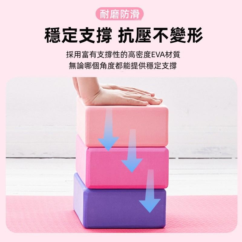 🔴台灣現貨+發票 瑜伽磚 高密度形體磚 EVA材質 不變型 不傷身 拉伸 輔助 瑜珈磚 泡沫磚 瑜伽輔助道具 瑜珈-細節圖8