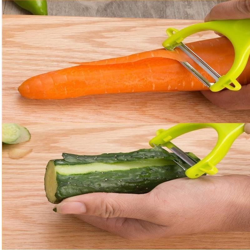 🔴現貨【二合一削皮刀】削皮刀 蔬果削皮刀 刨絲刀 雹刀 刮皮器 果皮刀 不鏽鋼 去皮刨刀 削皮刀 削皮器 刨刀 去皮器-細節圖3