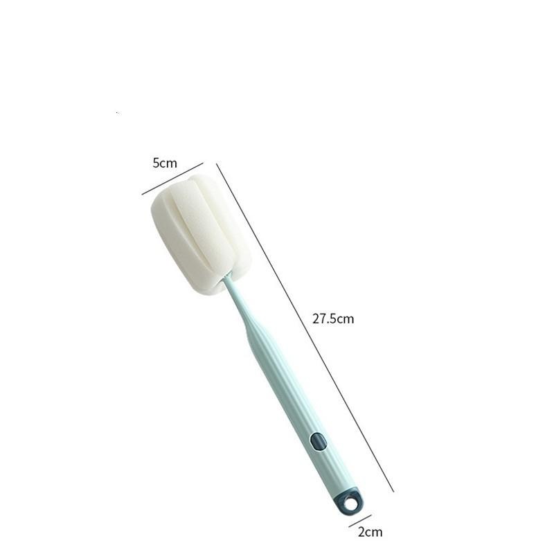 🔴現貨【海棉杯刷】奶瓶刷 玻璃杯刷 清洗家用 茶杯刷 水壺刷 保溫杯刷 清潔刷 長柄杯刷  杯子刷 洗杯刷子 杯刷-細節圖8