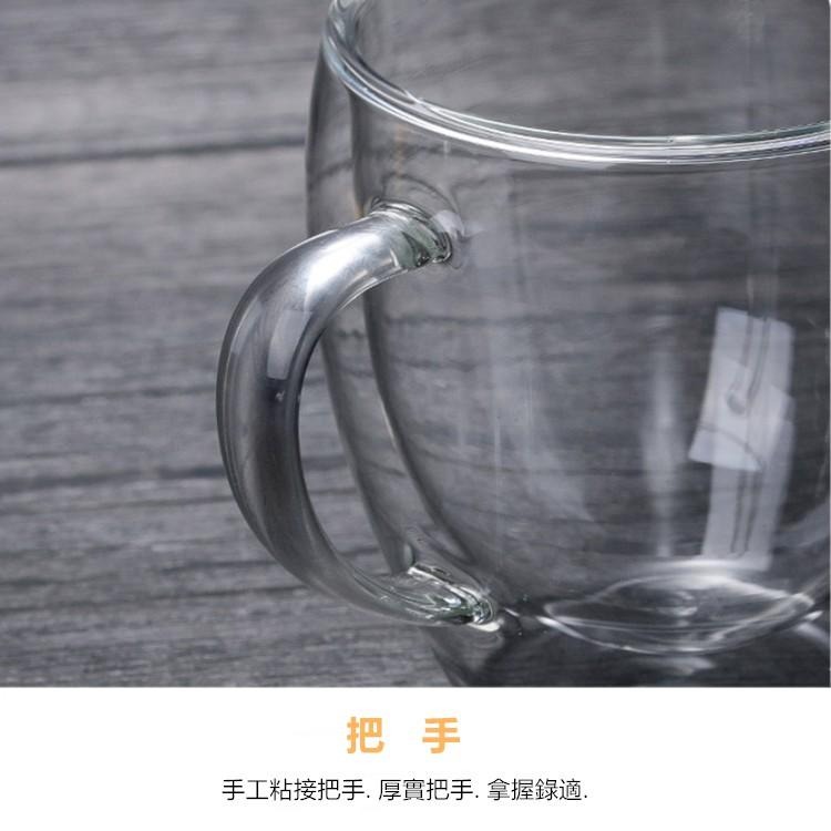 🔴現貨【雙層玻璃杯】 雙層杯 玻璃杯 馬克杯 耐熱玻璃 玻璃杯 隔熱杯 咖啡杯 茶杯 果汁杯 保溫隔熱 水杯-細節圖7
