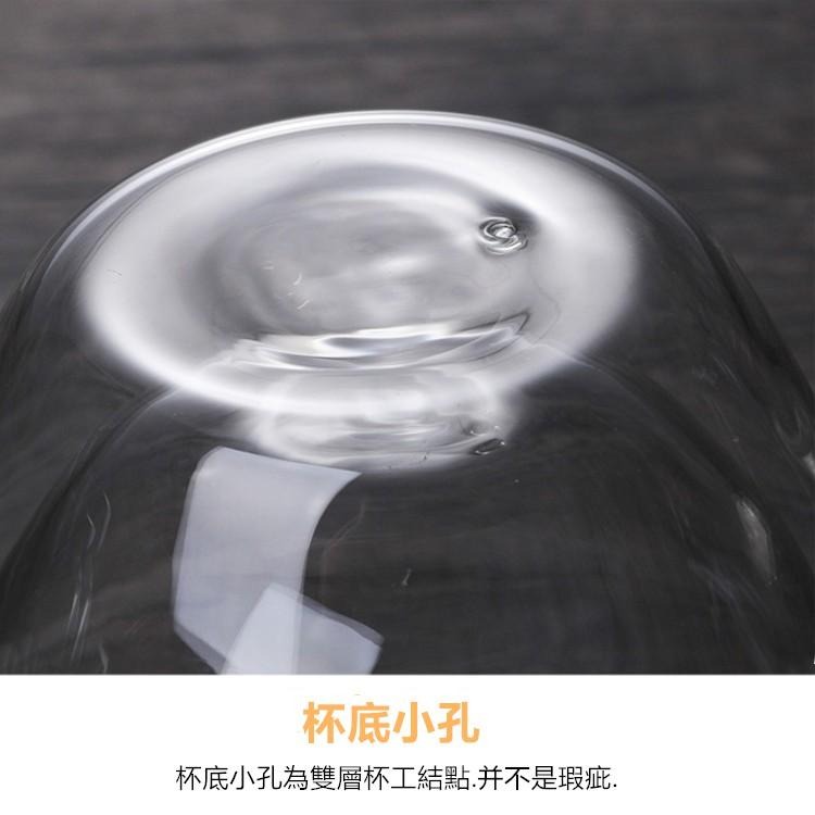 🔴現貨【雙層玻璃杯】 雙層杯 玻璃杯 馬克杯 耐熱玻璃 玻璃杯 隔熱杯 咖啡杯 茶杯 果汁杯 保溫隔熱 水杯-細節圖8