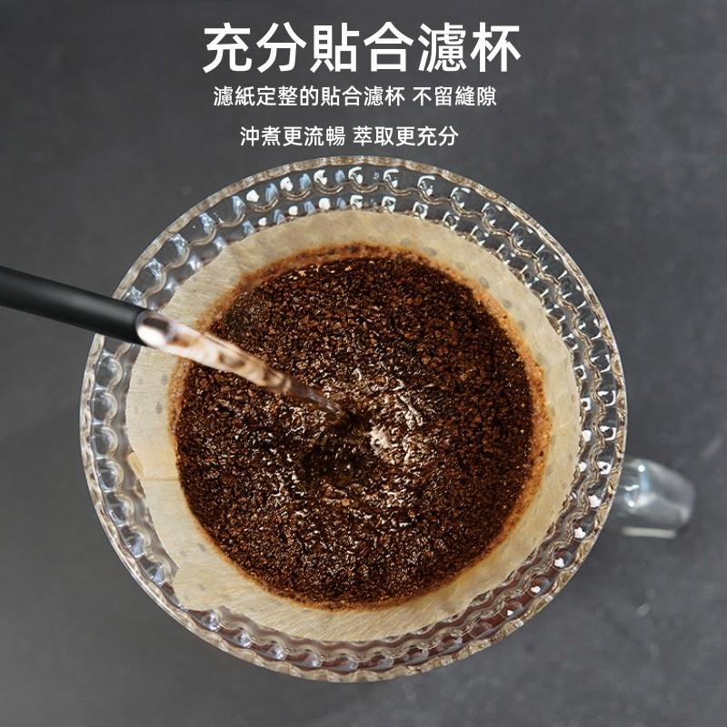 🔴台灣現貨+發票 咖啡濾紙 錐形濾紙 濾紙 無漂白 無異味 2-4人 漂白 無漂白濾紙40入100入 咖啡用品 濾紙-細節圖2