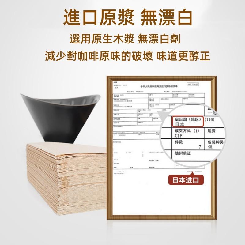 🔴台灣現貨+發票 咖啡濾紙 錐形濾紙 濾紙 無漂白 無異味 2-4人 漂白 無漂白濾紙40入100入 咖啡用品 濾紙-細節圖5
