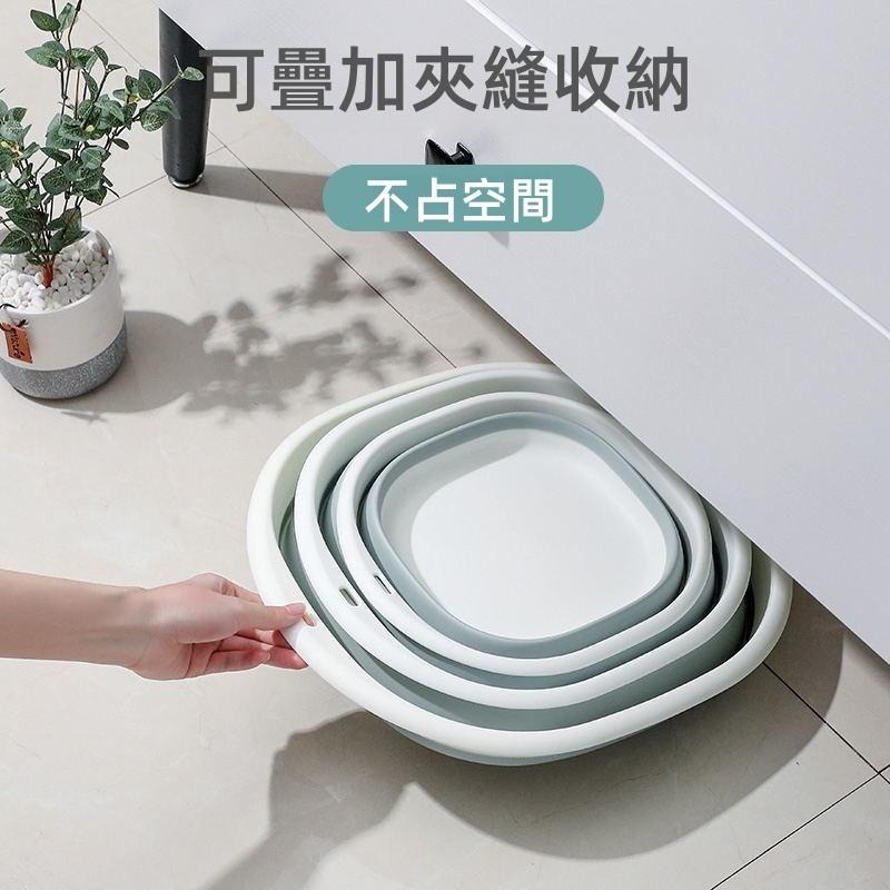 台灣現貨+發票 摺疊臉盆 折疊水桶 折疊伸縮臉盆 折疊方形臉盆 臉盆 可掛式 折疊臉盆 水盆 伸縮水桶 水桶 伸縮-細節圖4
