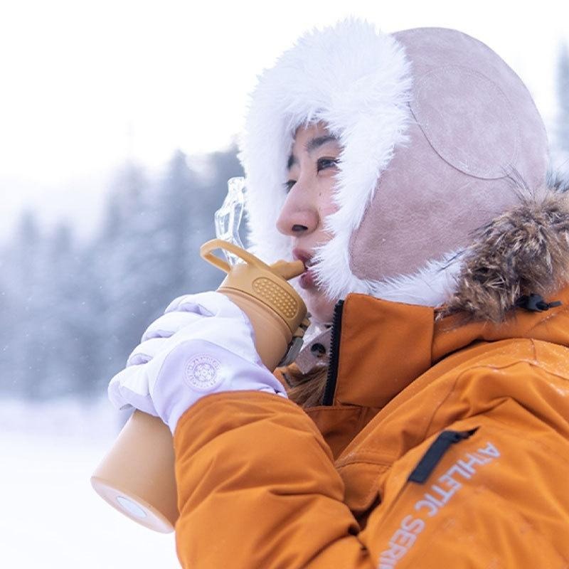 🔴台灣現貨+發票 吸管保溫杯 TYESO 泰碩 304不銹鋼 保冷保熱 530 750毫升 咖啡杯保溫杯飲料杯 手提-細節圖2