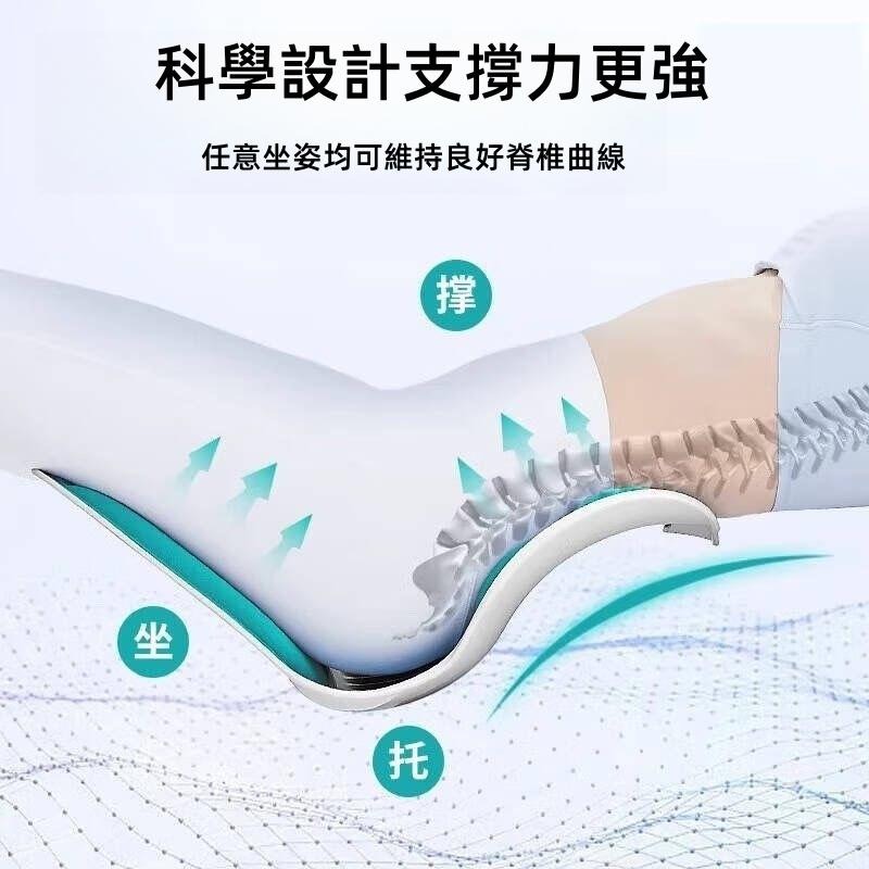 🔴台灣現貨+發票 護腰坐墊 靠背椅 人體工學坐墊 護腰靠墊 護腰坐姿椅 折疊護腰坐墊 靠腰墊 靠背墊-細節圖3