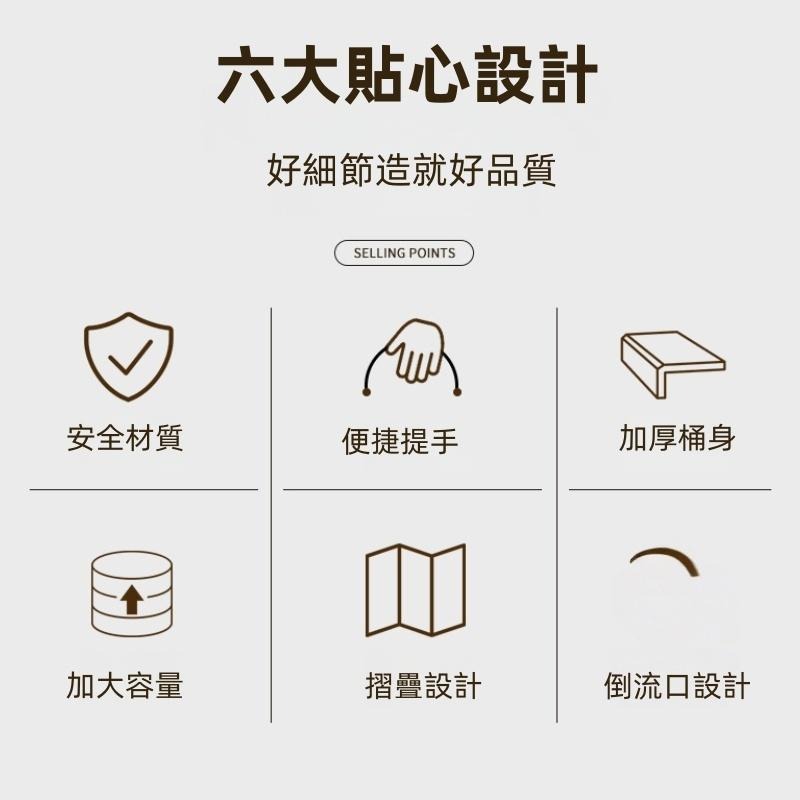 台灣現貨+發票 加大款 10L大容量 折疊水桶 摺疊水桶 洗臉盆 儲水 洗車 釣魚桶 伸縮水桶 折疊泡腳桶 收納水桶-細節圖3