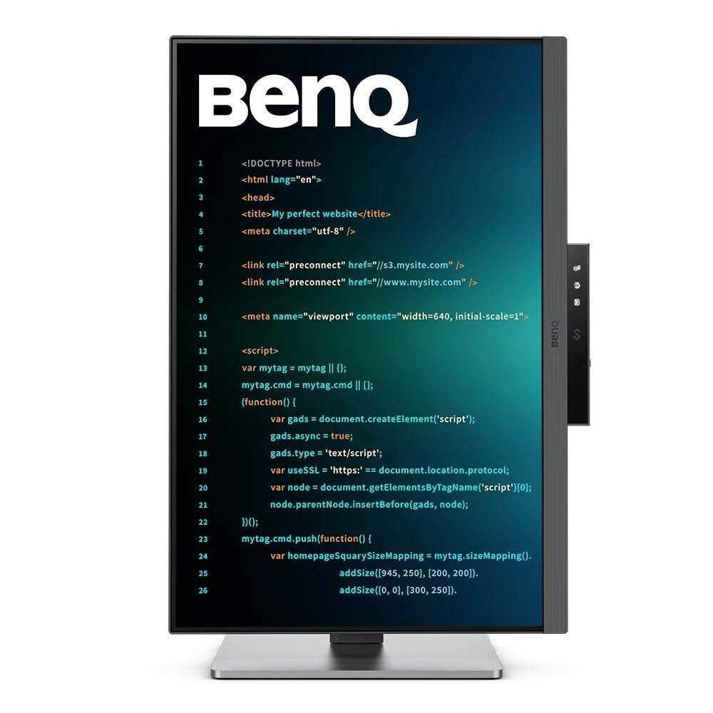 BenQ 明基 RD240Q 2K 光智慧護眼螢幕(24型/IPS/HDMI/DP/Type-C PD90W)-細節圖6