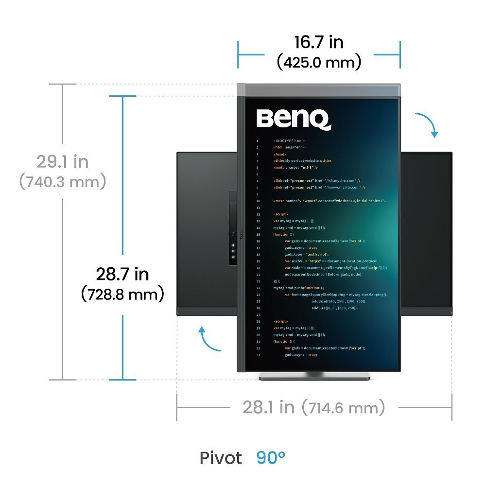 BenQ 明基RD320U 4K 光智慧護眼螢幕(32型/4K/HDMI/DP/Type-C/IPS)-細節圖6