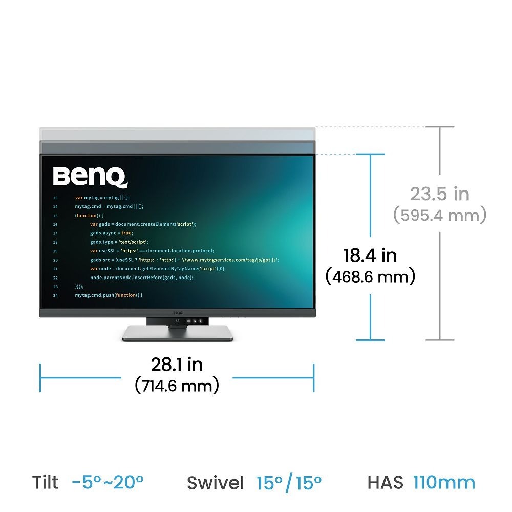 BenQ 明基RD320U 4K 光智慧護眼螢幕(32型/4K/HDMI/DP/Type-C/IPS)-細節圖9