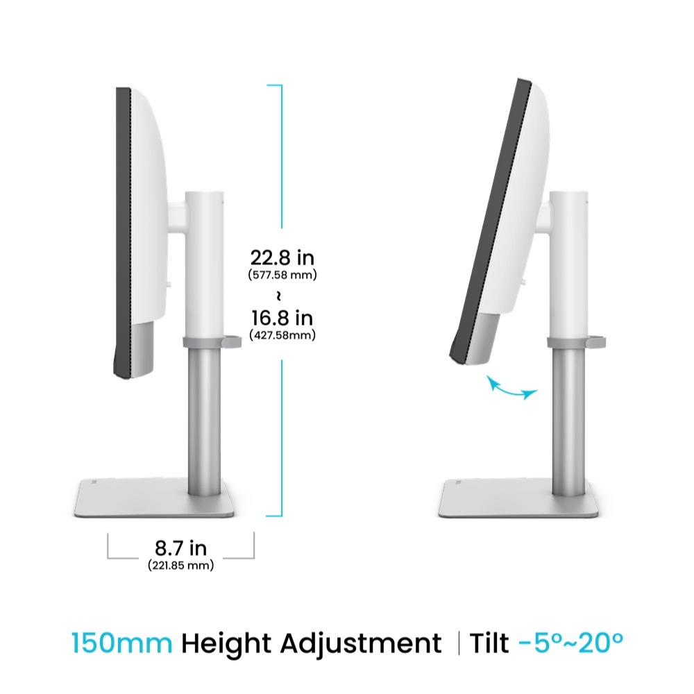 BenQ PD2730S 專業繪圖螢幕 27吋 IPS 60Hz 5ms 5k 內建喇叭 可旋轉 繪圖螢幕 電腦螢幕-細節圖5