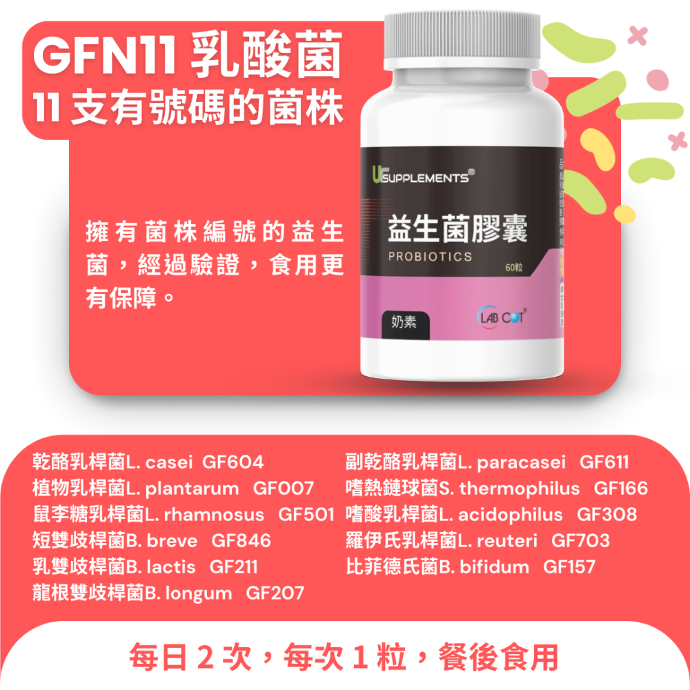 Ur-Probiotic 15益生菌膠囊 專利菌株/專利EPICOR後生元 60顆/瓶 奶素【你的補充品】-細節圖4
