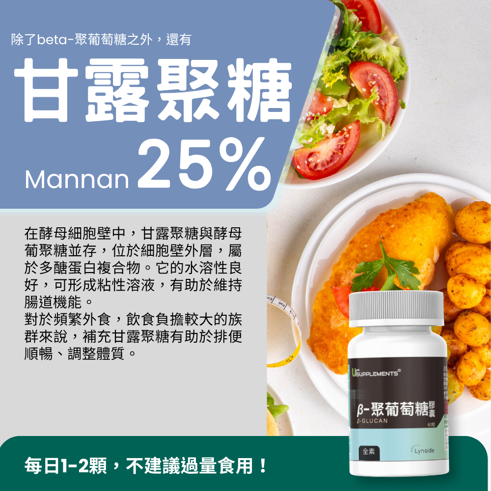 Beta-聚葡萄糖膠囊 Beta-glucan 100mg/60顆/瓶 全素《UrSupplements》-細節圖5