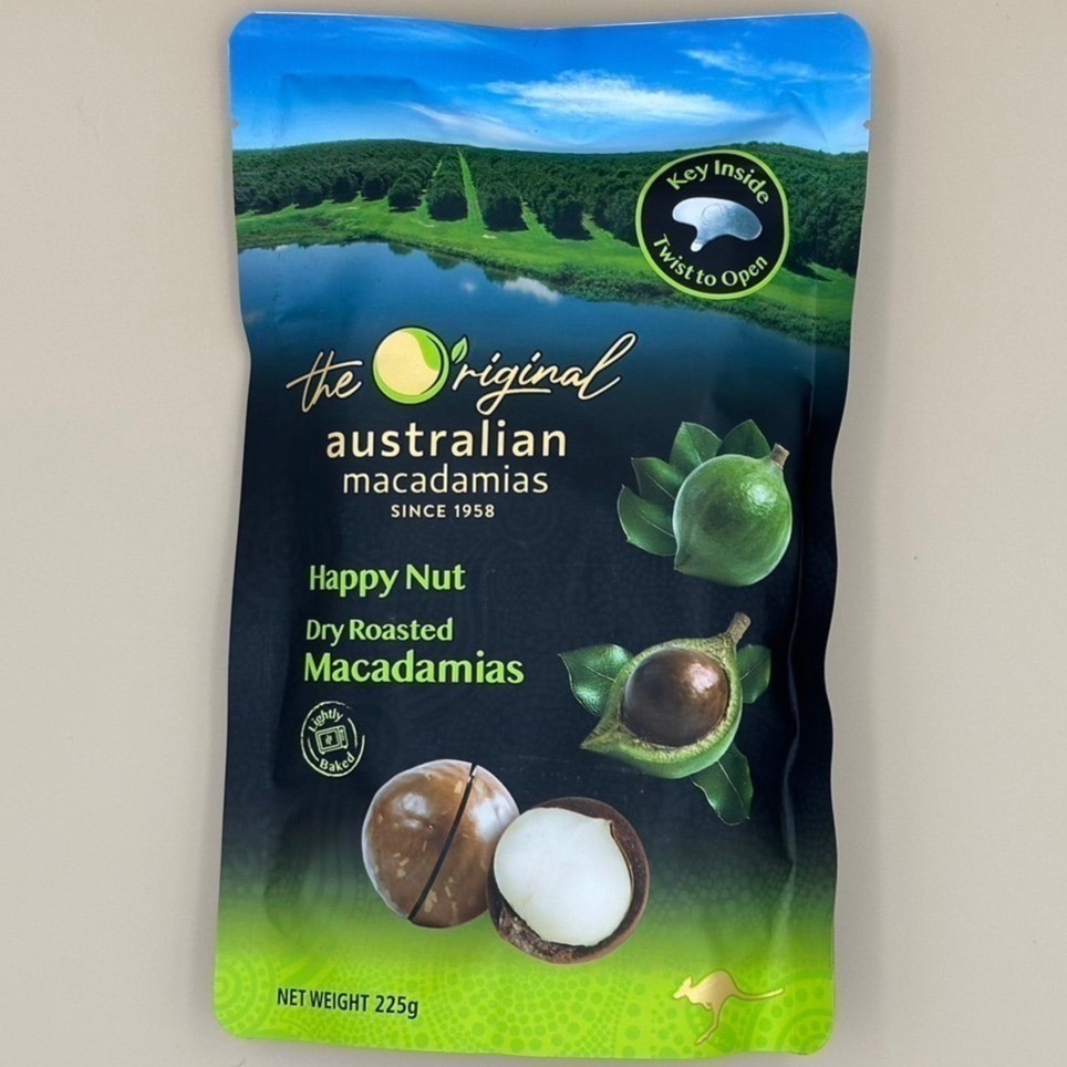 Macadamias Australia 澳洲帶殼原味夏威夷豆 225g/2025.09