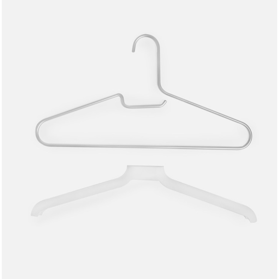 全新品便宜賣 【HOLAxUnipapa】鋁合金輕量衣架+衣架套 3入-細節圖2