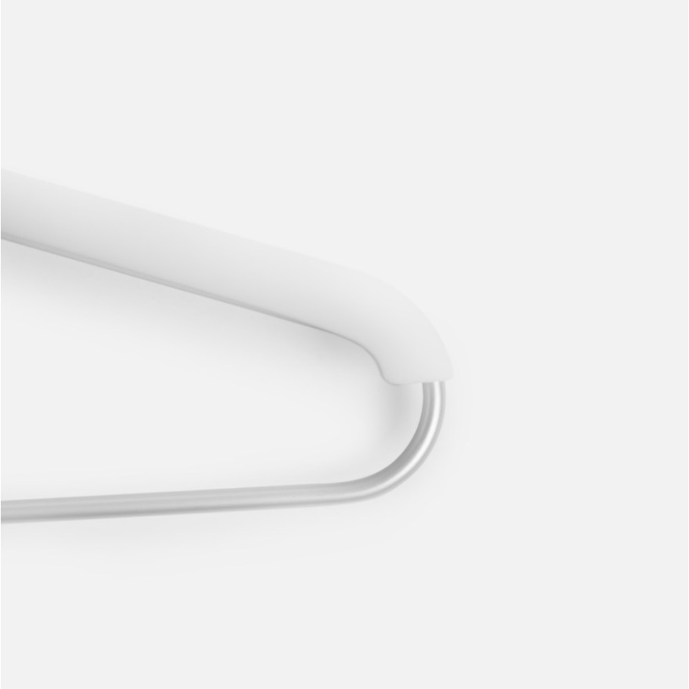 全新品便宜賣 【HOLAxUnipapa】鋁合金輕量衣架+衣架套 3入-細節圖4