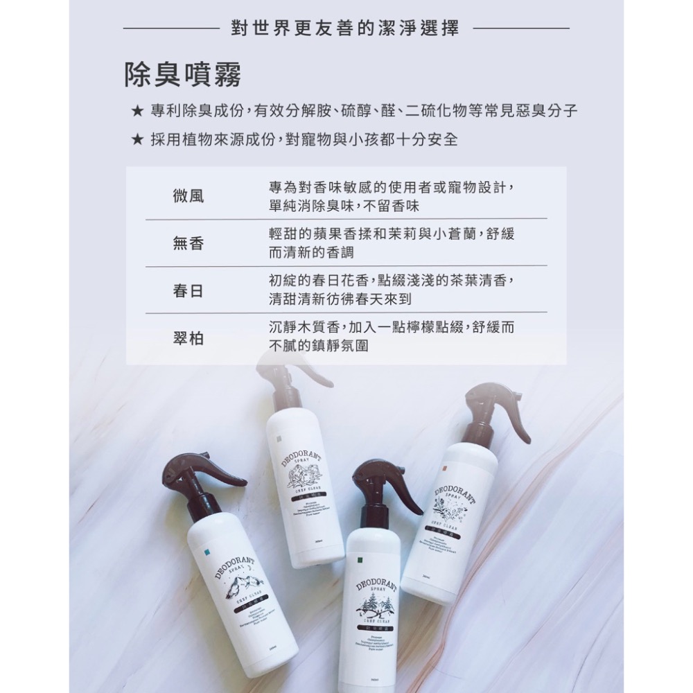【淨毒五郎】 除臭噴霧 -植物萃取 貓砂除臭 汽車除臭 廁所除臭 芳香噴霧 香氛噴霧 抗菌260ML(四款）-規格圖5