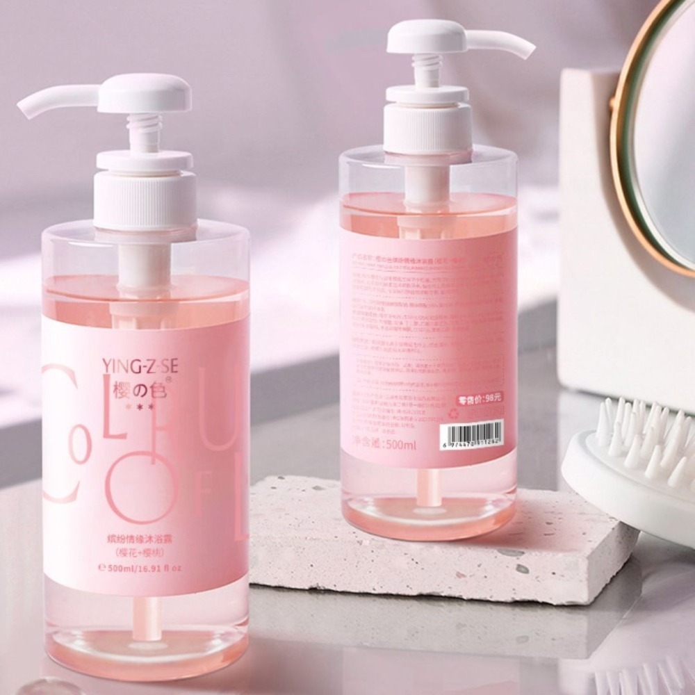【櫻の色】櫻花沐浴露 沐浴露 深層清潔 保濕沐浴露 沐浴乳 身體清潔-細節圖2