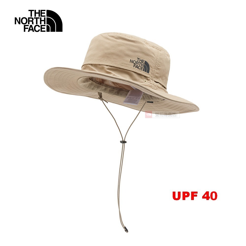 滿3000免運~[雙和專賣店]THE NORTH FACE 抗UV遮陽圓盤帽/5FX6/卡其-細節圖2
