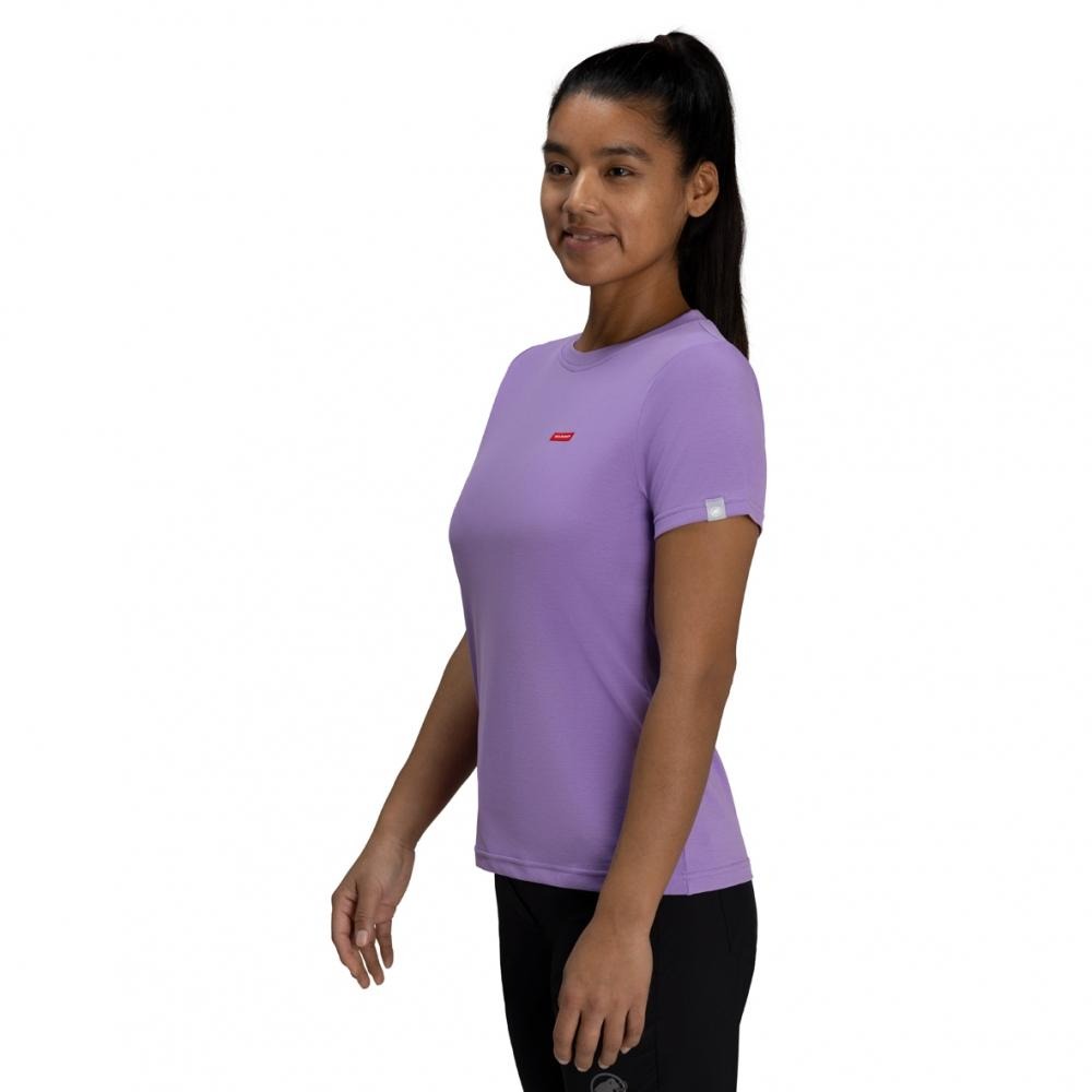 滿3000免運MAMMUT長毛象Essential T-Shirt AF女短袖快乾T恤101705090/薰衣草紫PRT-細節圖3
