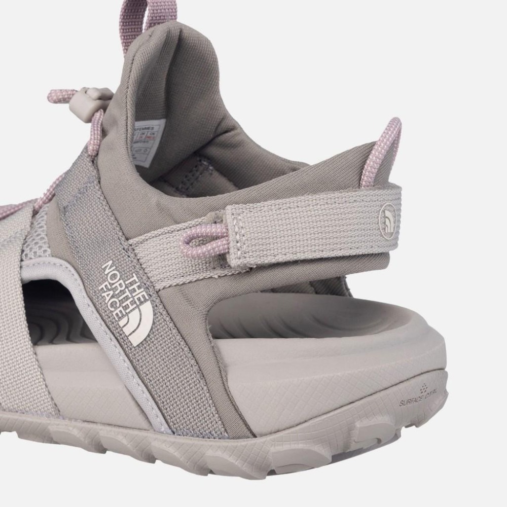 -滿3000免運-[雙和專賣店] THE NORTH FACE 女 水路涼鞋/8ADQ/石灰-細節圖7