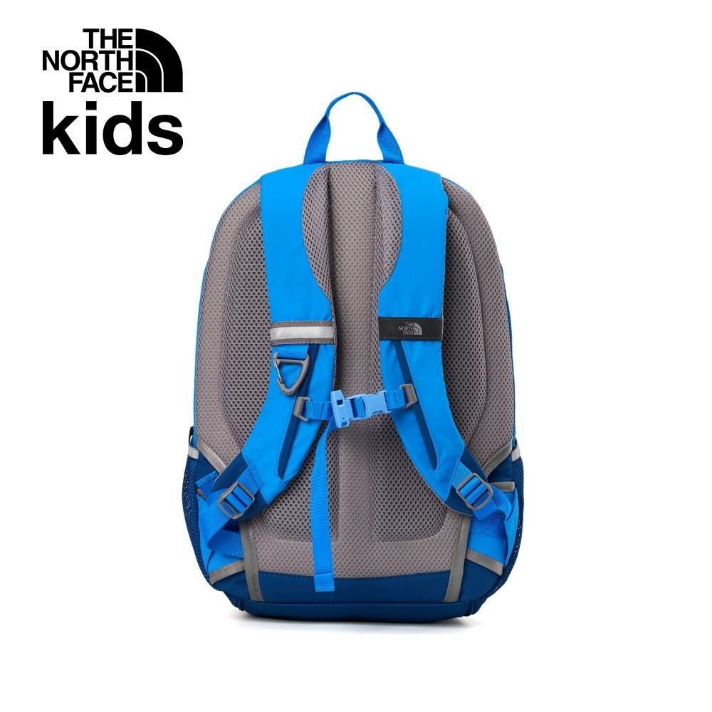 -滿3000免運-[雙和專賣店]The North Face兒童大尺寸品牌LOGO休閒後背包/8AMX/藍-細節圖2