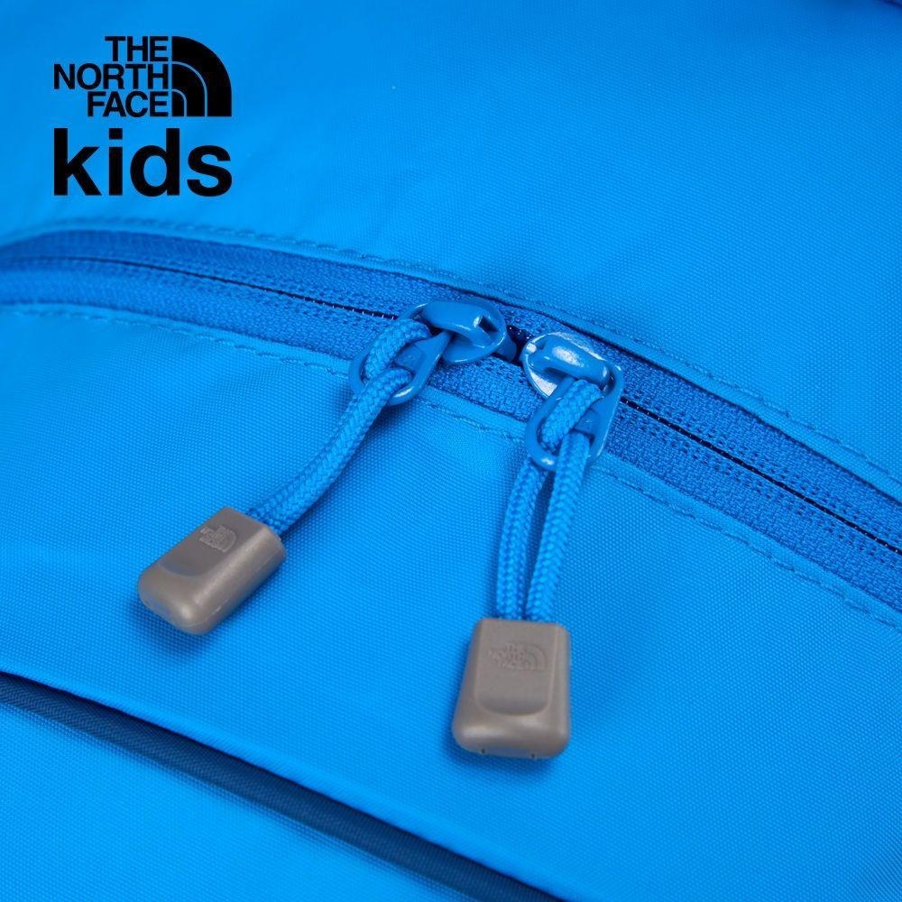 -滿3000免運-[雙和專賣店]The North Face兒童大尺寸品牌LOGO休閒後背包/8AMX/藍-細節圖4