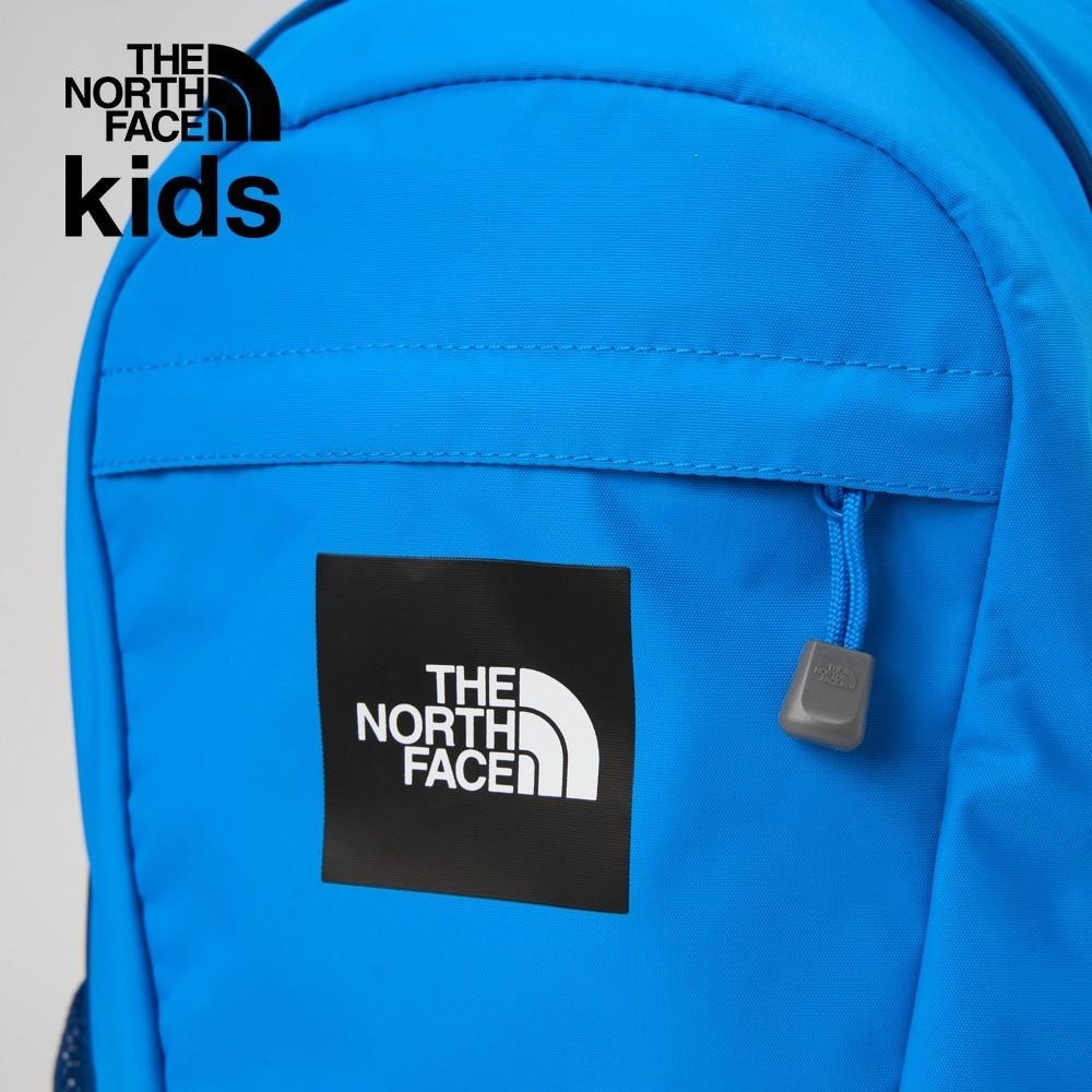 -滿3000免運-[雙和專賣店]The North Face兒童大尺寸品牌LOGO休閒後背包/8AMX/藍-細節圖5