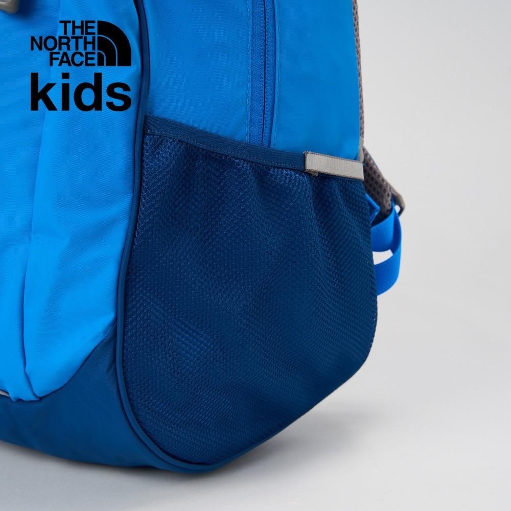 -滿3000免運-[雙和專賣店]The North Face兒童大尺寸品牌LOGO休閒後背包/8AMX/藍-細節圖6