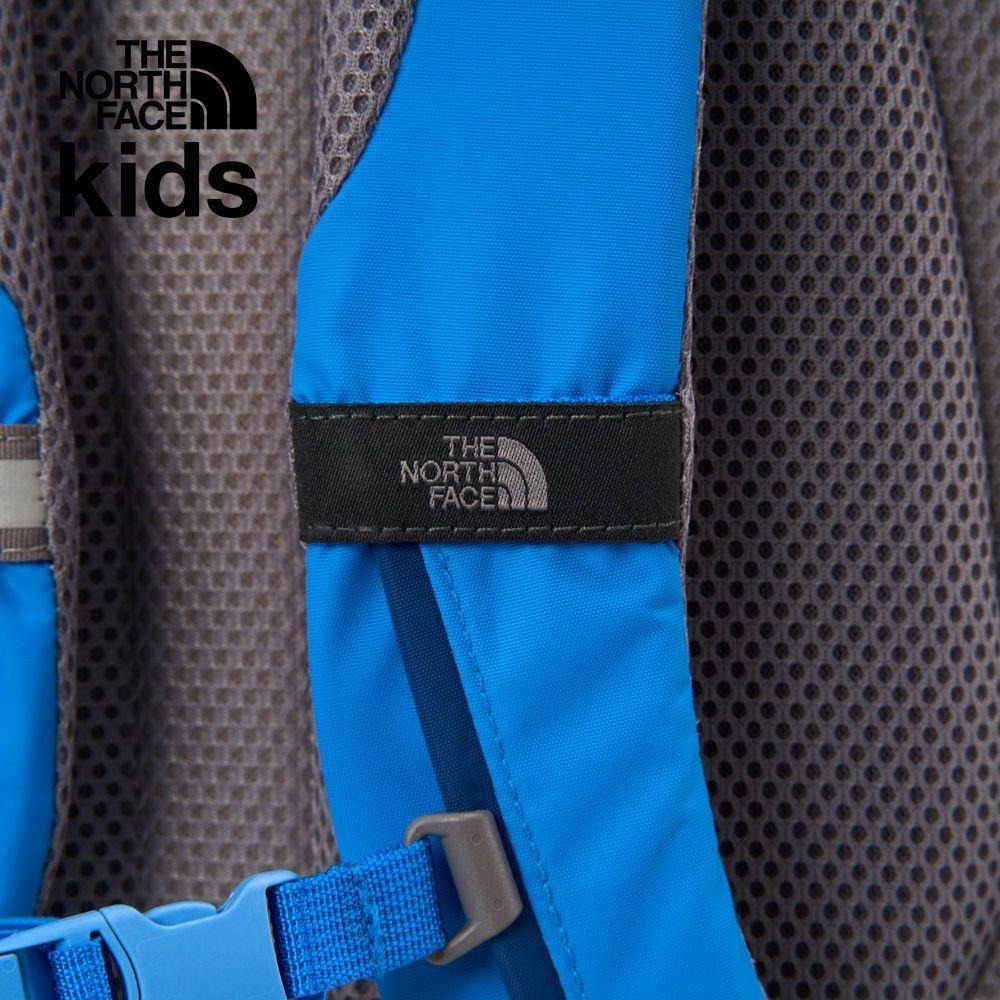 -滿3000免運-[雙和專賣店]The North Face兒童大尺寸品牌LOGO休閒後背包/8AMX/藍-細節圖7