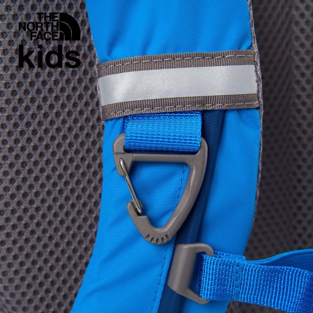 -滿3000免運-[雙和專賣店]The North Face兒童大尺寸品牌LOGO休閒後背包/8AMX/藍-細節圖8