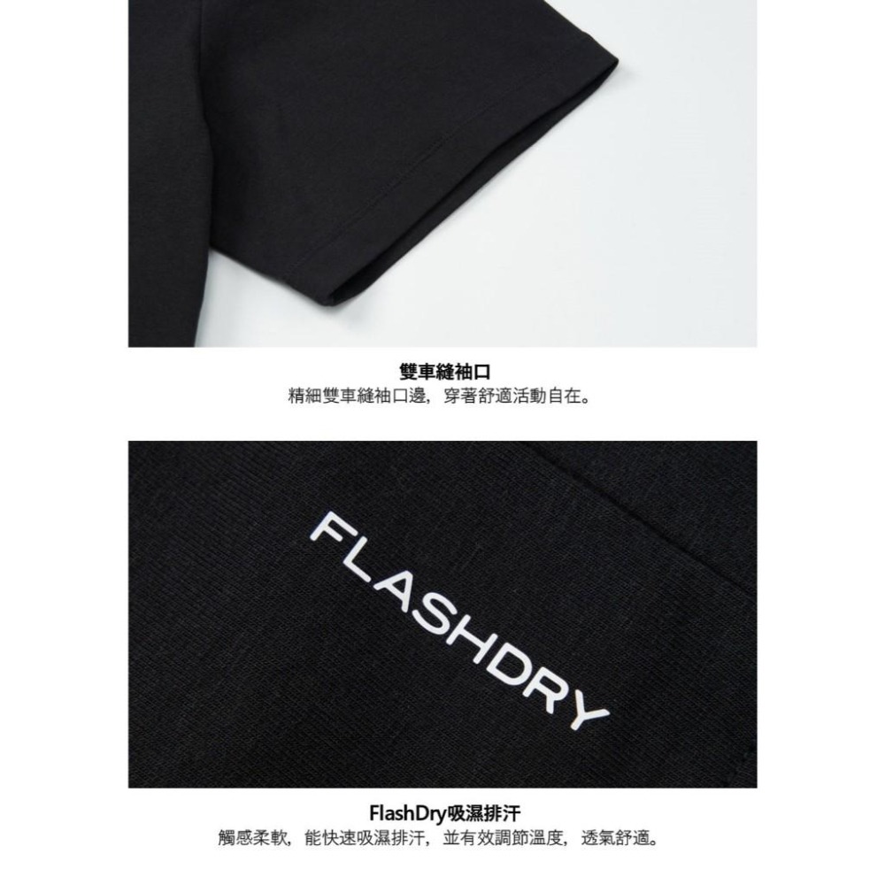 -滿3000免運-[雙和專賣店] The North Face 男 吸濕排汗登山印花短袖T恤/8D7B/黑-細節圖4